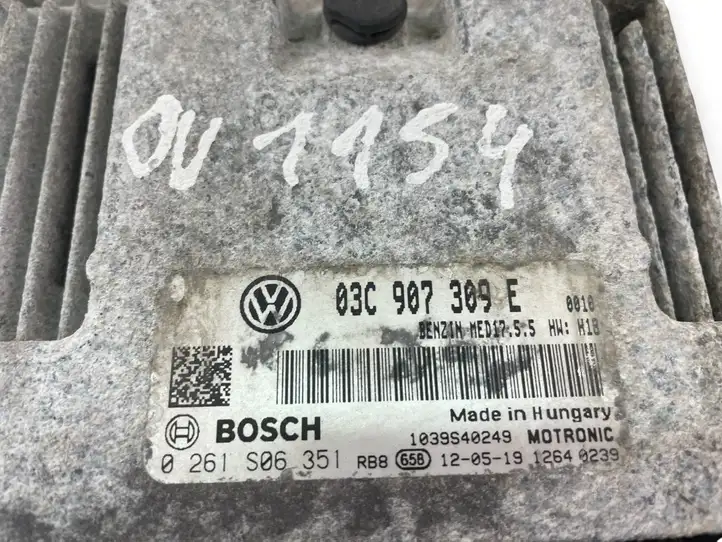 Volkswagen PASSAT B7 (2011 - 2014) 03C907309E Блок управления двигателем (ECU) — фото 8