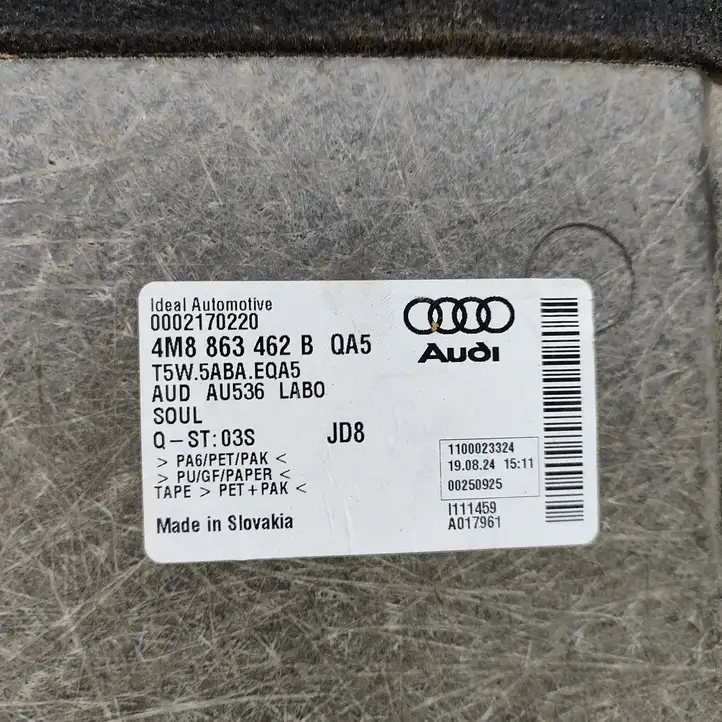 Audi Q8 (2018 - ) 4M8863462B Пол багажника — фото 6