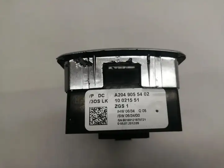 Mercedes-Benz E A207 (2010 - 2017) A2049055402 Кнопка стеклоподъемников — фото 4