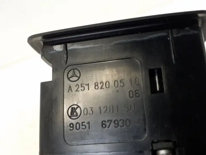 Mercedes-Benz GL X164 (2006 - 2012) A2518200510 Блок кнопок стеклоподъемников — фото 2