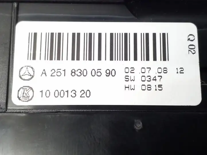 Mercedes-Benz GL X164 (2006 - 2012) A2518300590 Блок кнопок стеклоподъемников — фото 2