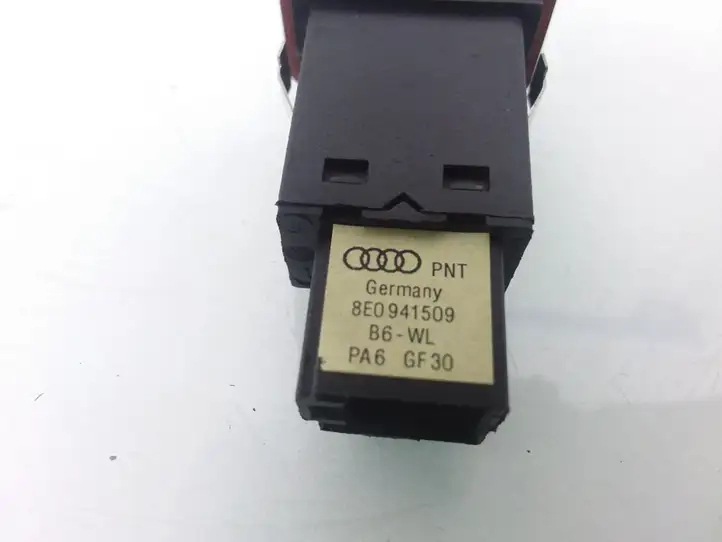 Audi A4 S4 B6 8E 8H (2000 - 2006) 8E0941509 Включатель аварийных фонарей — фото 2