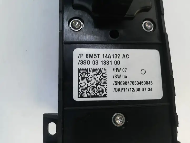Ford Focus (2008 - 2011) 8M5T14A132AC Кнопка стеклоподъемников — фото 3
