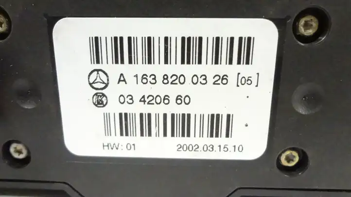 Mercedes-Benz ML W163 (1997 - 2005) Блок кнопок стеклоподъемников — фото 5