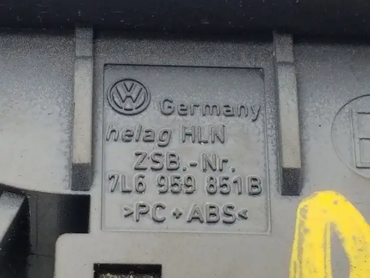 Volkswagen Touareg I (2002 - 2010) 7L6959851B Блок кнопок стеклоподъемников — фото 6