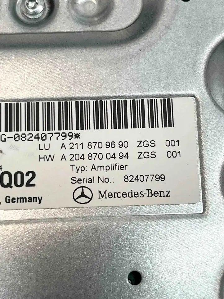 Mercedes-Benz SL R230 (2001 - 2012) A2308203102 Комплект аудиосистемы — фото 11