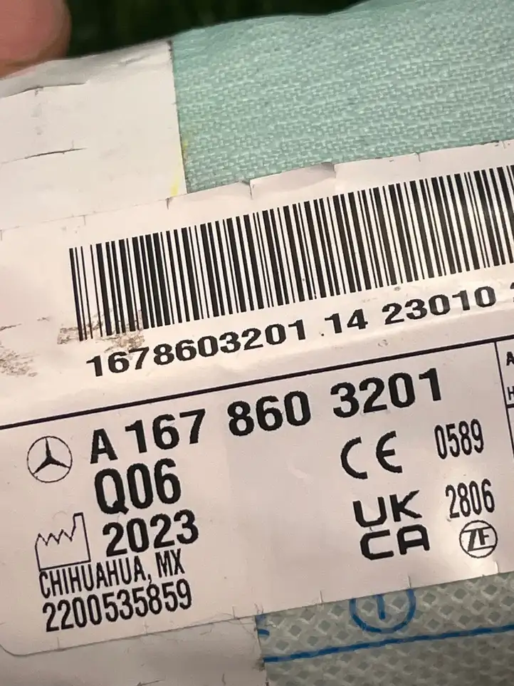 Mercedes-Benz GLE W167 (2019 - ) A1678602901 Боковая подушка безопасности шторка — фото 5