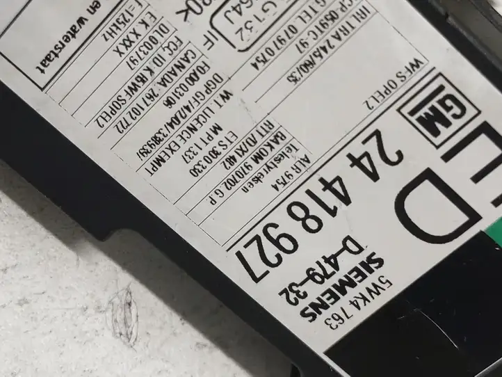 Opel Astra (1998 - 2004)  24418927 Считывающее устройство иммобилайзера (антенна)