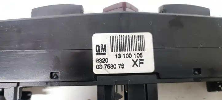 Opel Astra H (2004 - 2009) 03758075 Включатель аварийных фонарей — фото 6