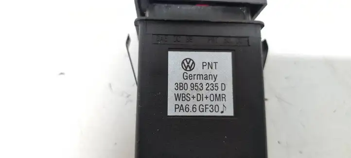 Volkswagen PASSAT B5.5 (2001 - 2005) 3B0953235D Включатель аварийных фонарей — фото 5