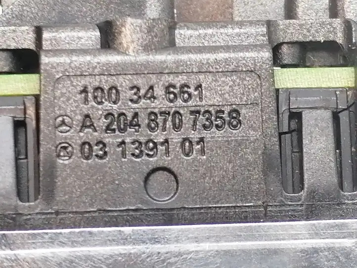 Mercedes-Benz C W204 (2007 - 2014) A2048707358 Блок кнопок стеклоподъемников — фото 4