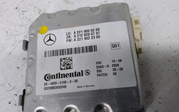 Mercedes-Benz E W212 (2009 - 2016) A2128200797 Камера в лобовом стекле — фото 4