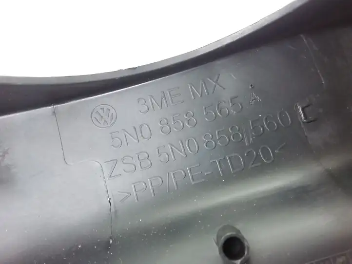 Volkswagen Golf VI (2009 - 2013) 5N0858565A Обшивка рулевой колонки — фото 3