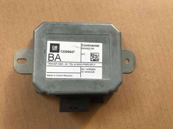 13306647 Opel Astra J Navigacijos (GPS) valdymo blokas