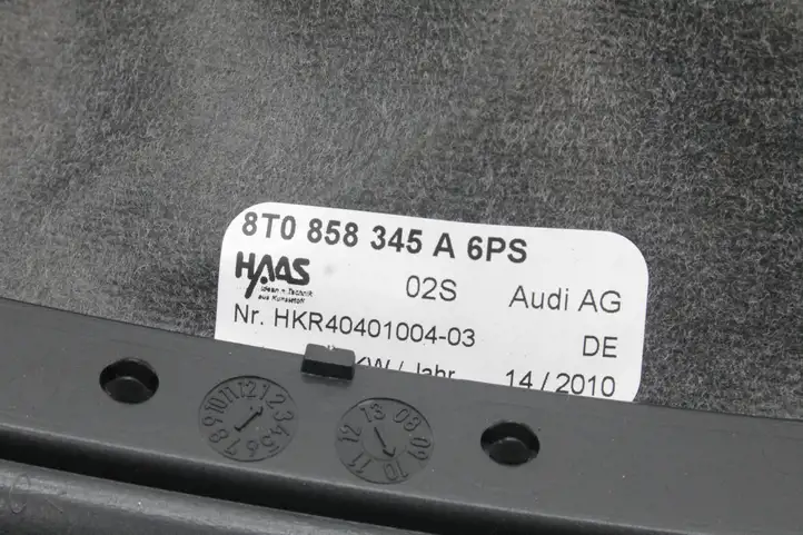 Audi A5 8T 8F (2007 - 2011) 8T0858345A Обшивка рулевой колонки — фото 4