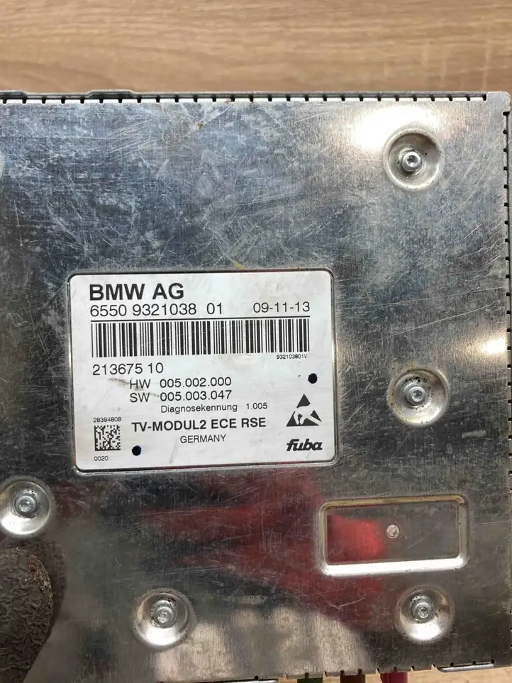 BMW 5 F10 F11 9321038 Модуль управления видео — фото 5