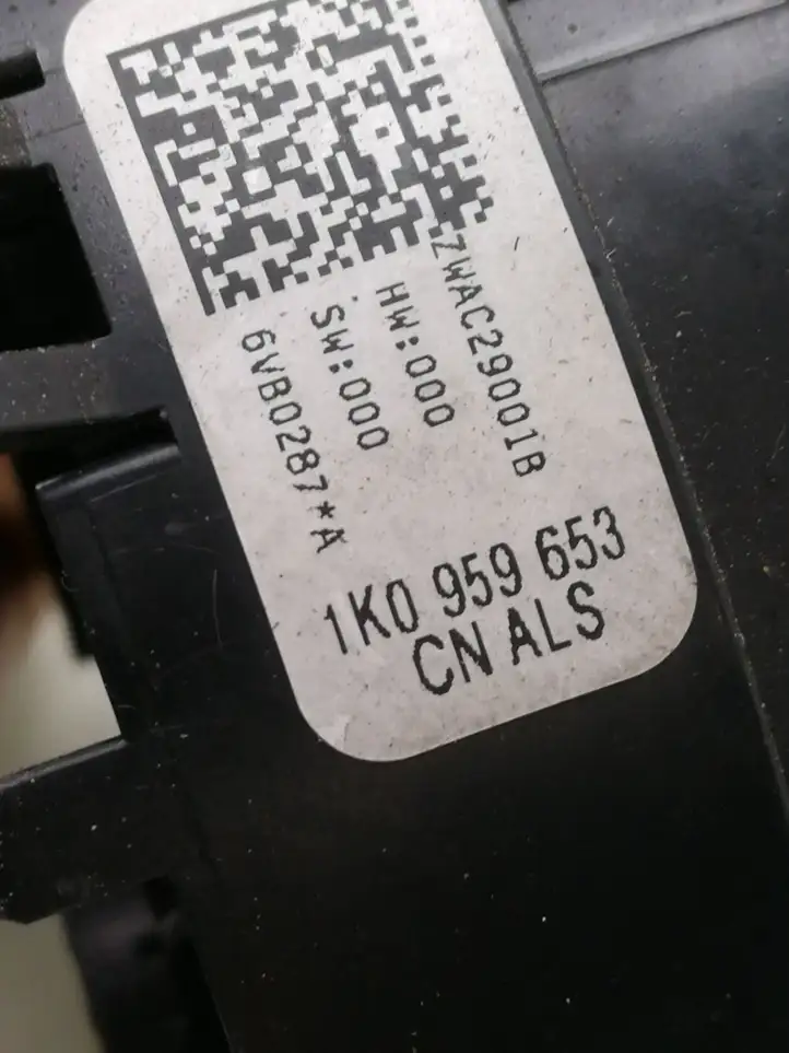 Volkswagen Touran I (2003 - 2010) 1K0959653 Контактное кольцо SRS — фото 3