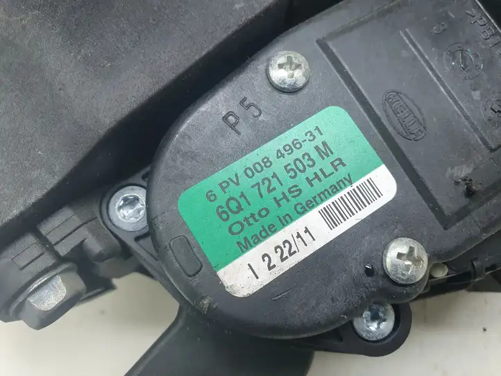 Volkswagen Polo V 6R (2009 - 2015) 6R1721058 Педаль акселератора — фото 4