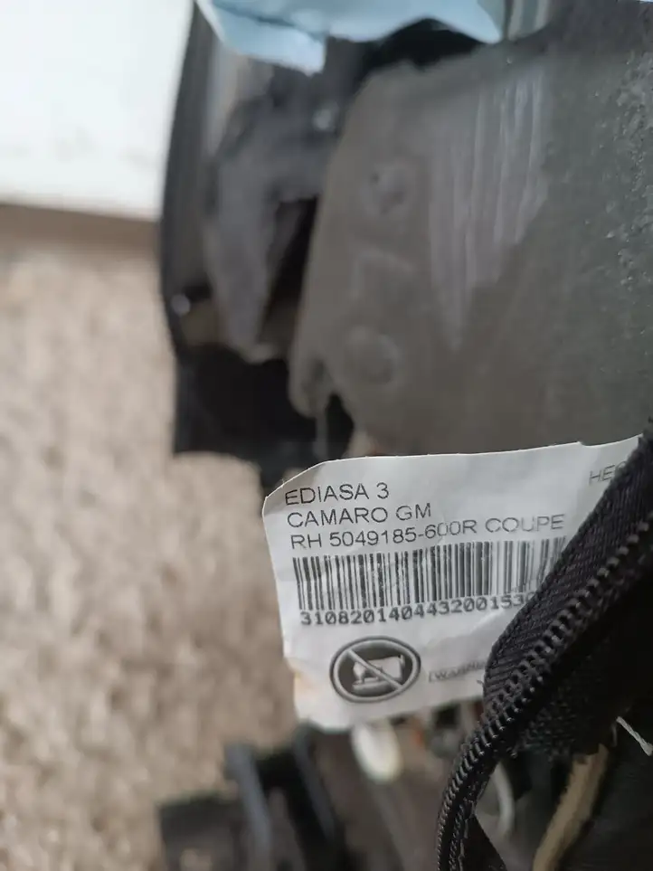 Chevrolet Camaro (2018 - ) RH5049185600R Переднее сиденье пассажира — фото 2