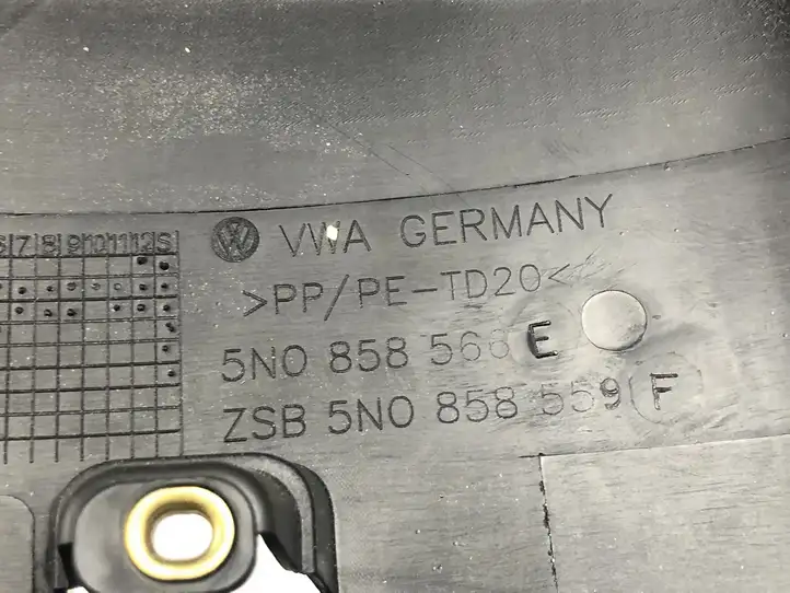 Volkswagen Scirocco (2008 - 2014) 5N0858566 Обшивка рулевой колонки — фото 3
