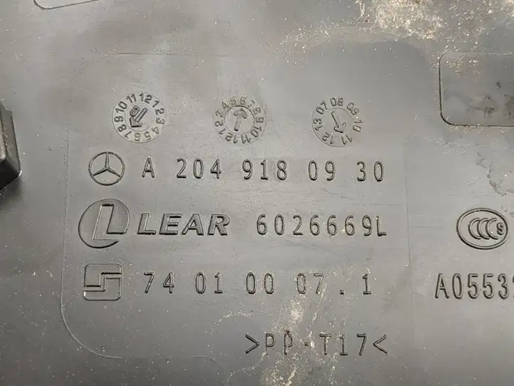Mercedes-Benz C W204 (2007 - 2014) Салазки переднего сиденья водителя — фото 8