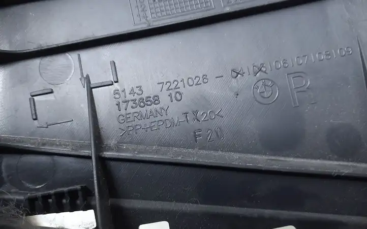 BMW 1 F20 F21 (2011 - 2019) 7221026 Верхняя обшивка стойки B — фото 4