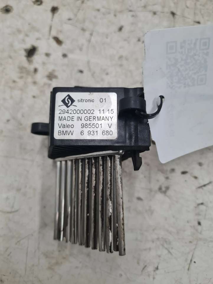 6931680 BMW 5 E39 Salono pečiuko ventiliatoriaus rėlė