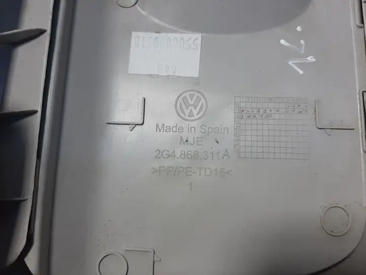 Volkswagen Polo VI (2015 - 2019) 2G4867243 Верхняя обшивка стойки B — фото 3