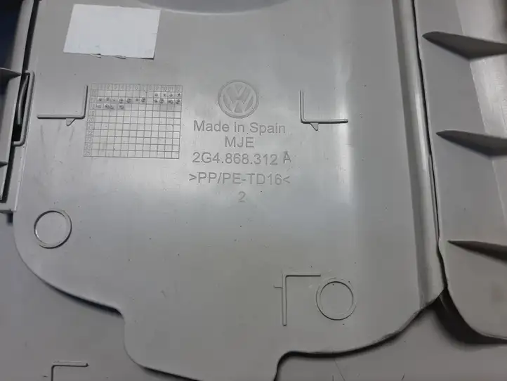 Volkswagen Polo VI (2015 - 2019) 2G4868312A Верхняя обшивка стойки B — фото 3