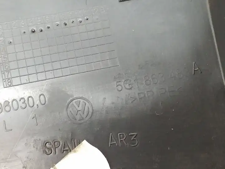 Volkswagen Golf VII (2013 - 2019)  5g1863483a Боковая отделка пространства для ног