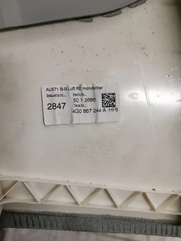 Audi A6 C7 (2011 - 2014) 4G0867244 Верхняя обшивка стойки B — фото 3