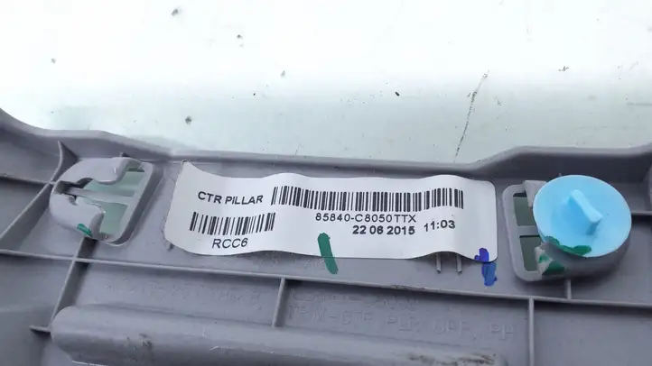 Hyundai i20 (GB IB) (2014 - 2018) 85840C8050 Верхняя обшивка стойки B — фото 3