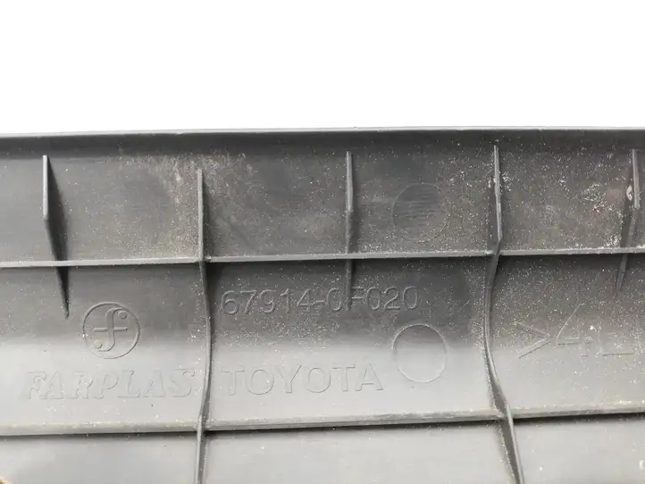 Toyota Verso (2009 - 2012) 679140F020 Верхняя обшивка стойки B — фото 3