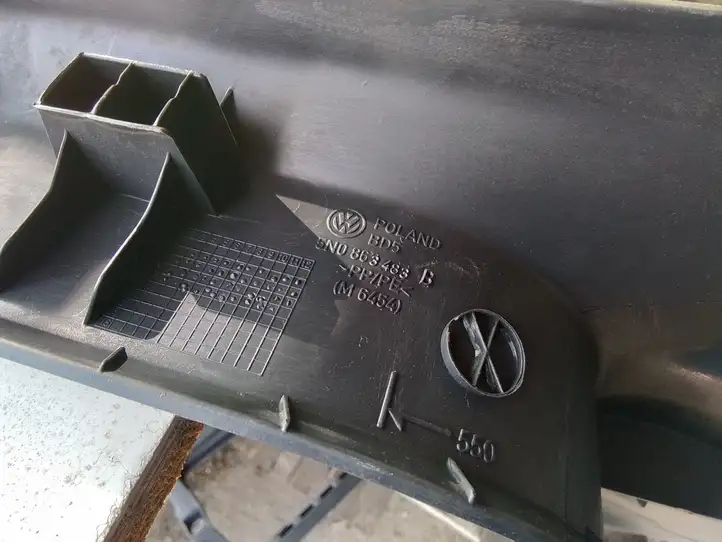Volkswagen Tiguan (2007 - 2011) 5N0863483B Внутренняя отделка переднего порога — фото 4