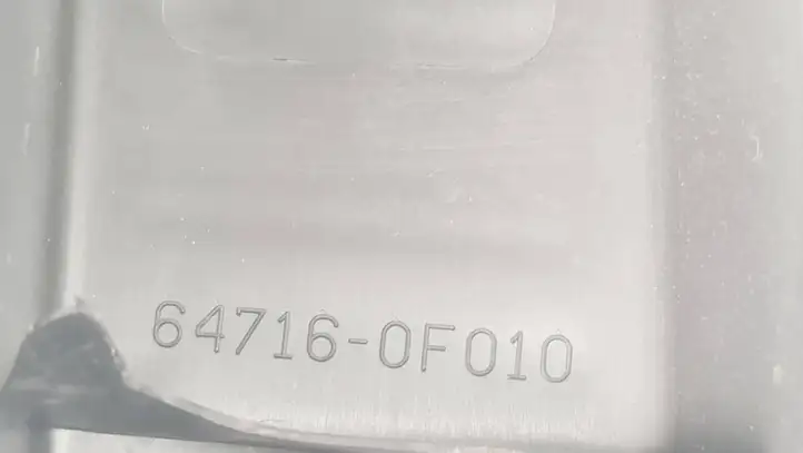 Toyota Corolla Verso AR10 (2004 - 2009) 647160F010 Внутренняя отделка заднего порога — фото 4