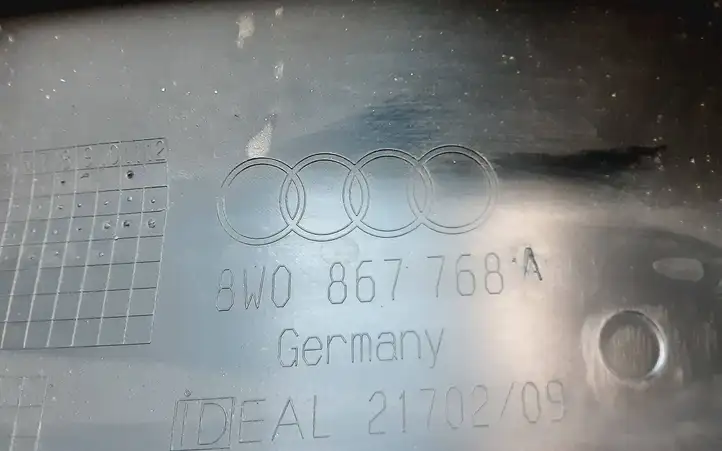 Audi A4 S4 B9 (2015 - 2019) 8W0867768A Внутренняя отделка заднего порога — фото 5