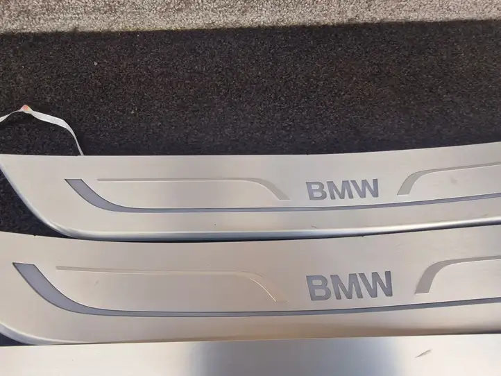 BMW 7 G11 G12 (2015 - 2022) 7370314 Внутренняя обшивка порога (комплект) — фото 14