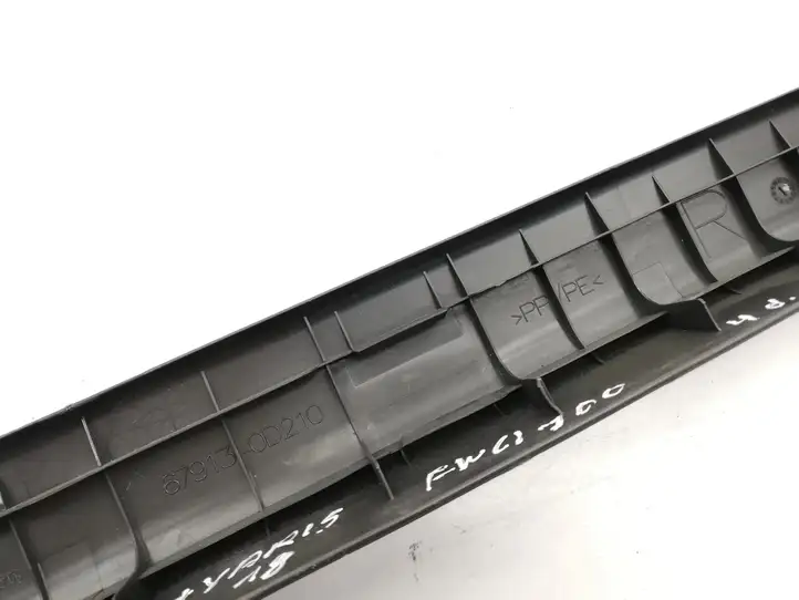 Toyota Yaris (2014 - 2019) 679130D210 Внутренняя отделка переднего порога — фото 3