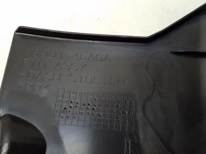 Nissan Qashqai (2013 - 2017) 669014EA0A Внутренняя отделка переднего порога — фото 6