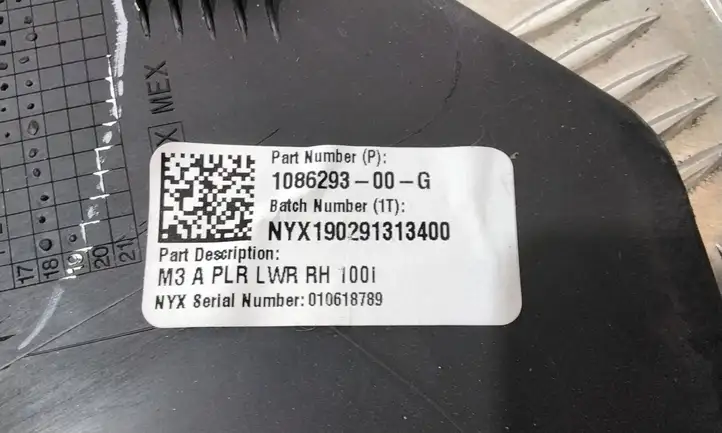 Tesla Model 3 (2017 - 2023) 108629300G Обшивка стойки C — фото 3