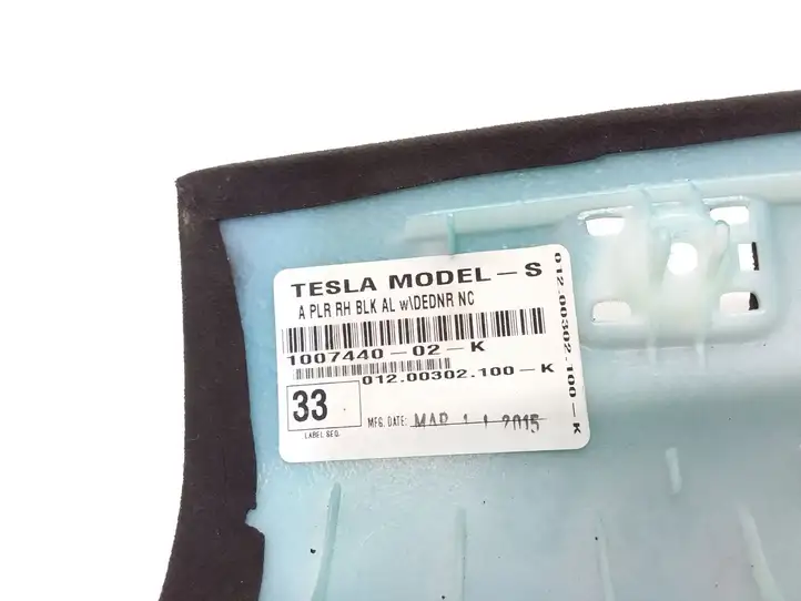 Tesla Model S (2016 - 2021) 100744002K Обшивка стойки A — фото 3