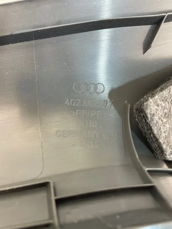 Audi A6 C7 (2014 - 2018) 4G2867271 Внутренняя отделка переднего порога — фото 8