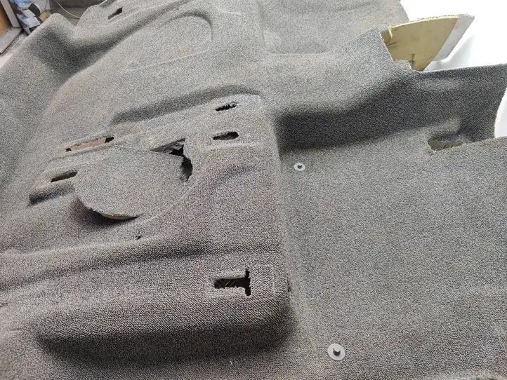 Audi Q7 4L (2005 - 2009) 4L0863367B Задний коврик салона — фото 3