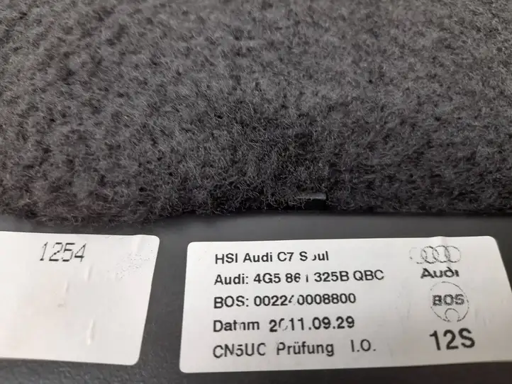 Audi A6 C7 (2011 - 2014) 4G5861325B Электрическая шторка заднего стекла — фото 7