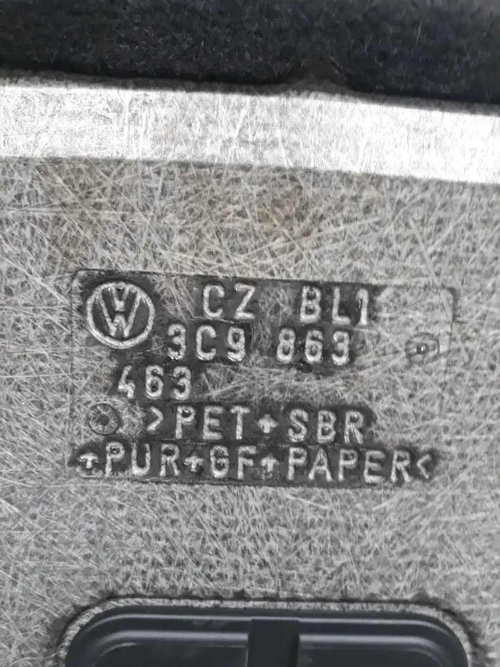 Volkswagen PASSAT B6 (2005 - 2010) 3C9863463 Коврик багажника — фото 3