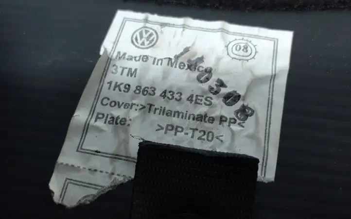 Volkswagen Golf V (2003 - 2009) 1K98634334ES Коврик багажника — фото 3