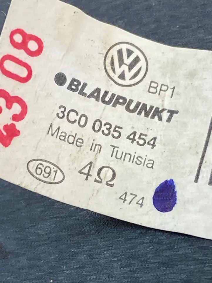 Volkswagen PASSAT B6 (2005 - 2010) 3C0035454 Динамики передних дверей — фото 5