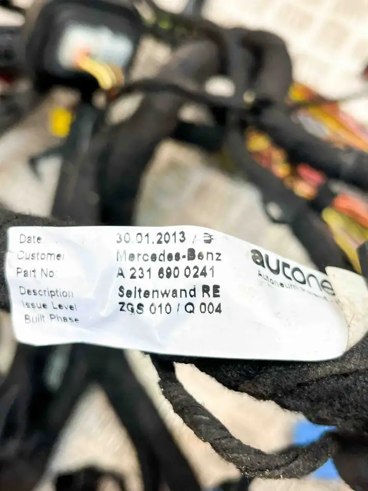 Mercedes-Benz SL R231 (2012 - 2019) A2316900241 Прочая электропроводка — фото 12