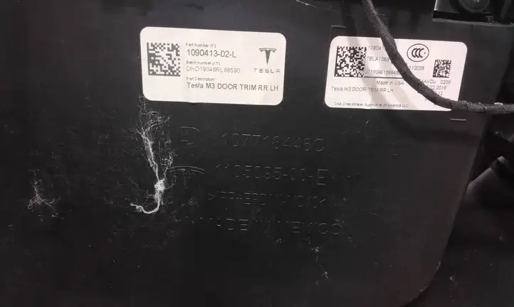 Tesla Model 3 (2017 - 2023) Комплект салона — фото 20