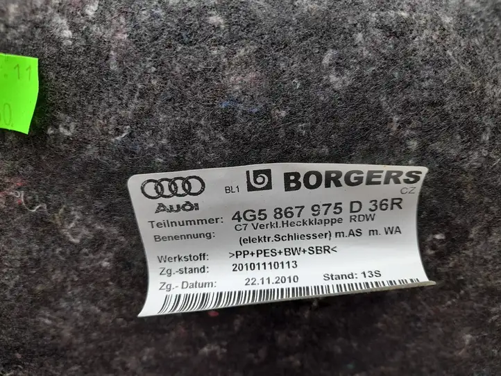 Audi A6 C7 (2011 - 2014) 4G5867975D Основной отделочный щит — фото 6